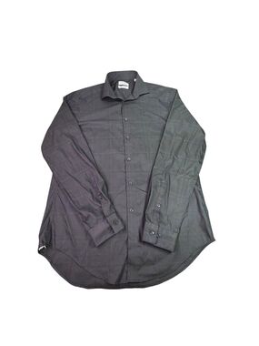 Calvin Klein Infinite Black Slim Fit Stretch Dress Shirt - Size 16 34/35